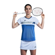 Yonex Sport T-shirt Crew Neck Club Team 2023 blue/white Women